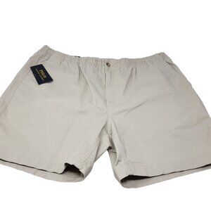 Polo Ralph Lauren Stretch Classic‎ Fit Shorts Size XXL Light Tan Drawstring